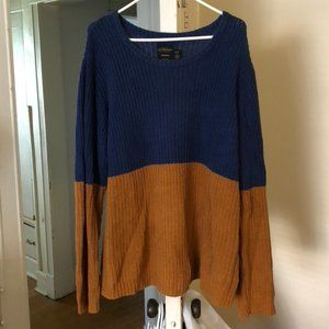 Chunky Knit Crew Neck Sweater